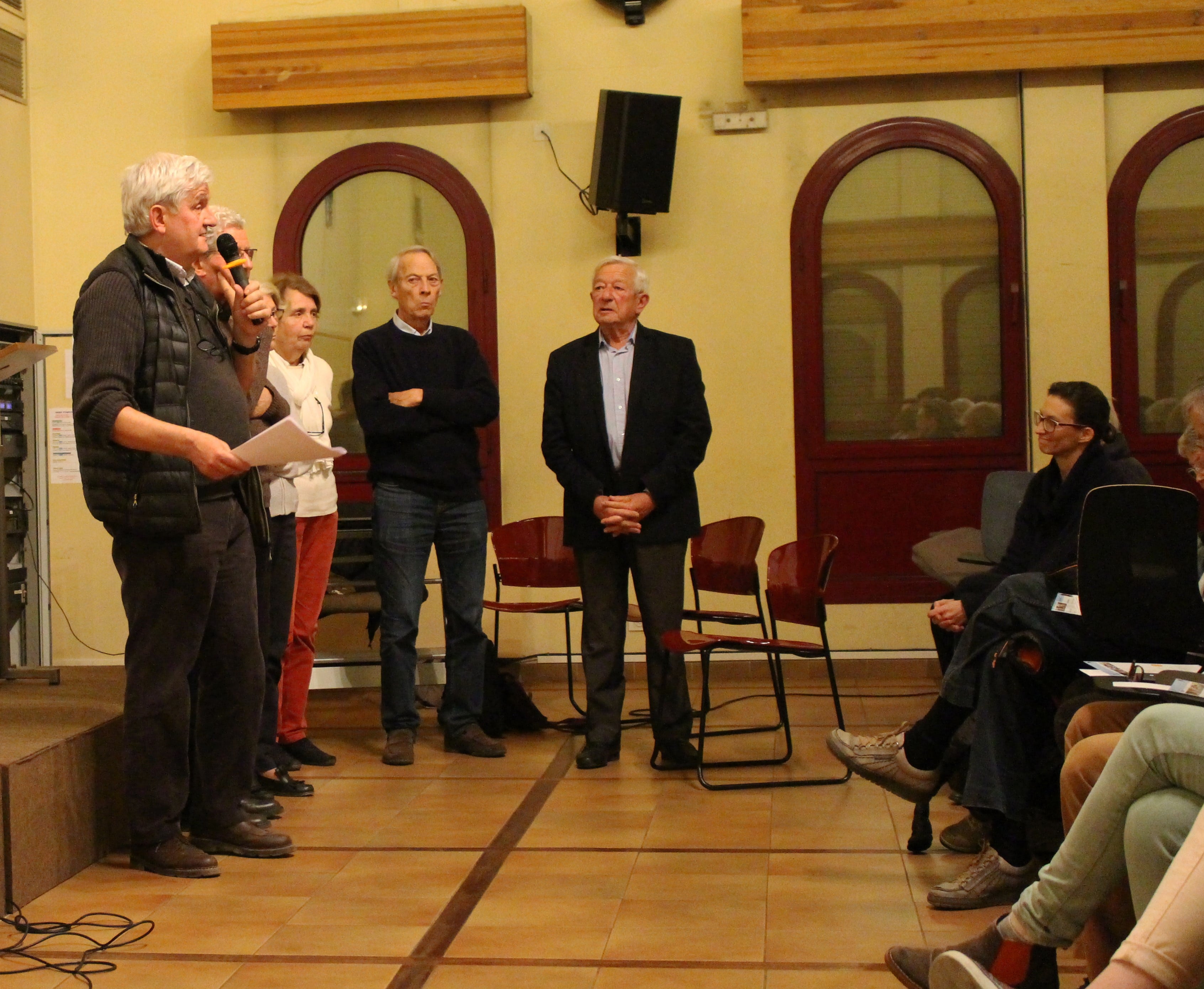 Thierry de Jabrun intervient lors d'une soirée de Tournée de PSE