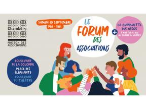 Affiche Journée des associations à Chambéry en septembre 2022