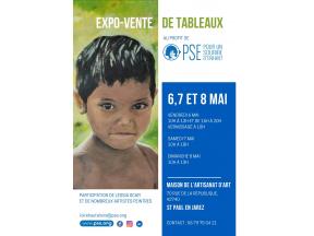 Affiche expo-vente mai 2022 à Saint Paul en Jarez