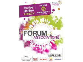Affiche forum des associations 2019 à Annecy 