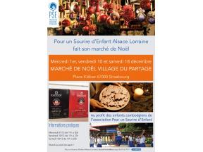 Affiche Marché de Noël Village du Partage 2021