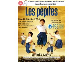 Affiche projection Les Pépites à Montpellier en 2018