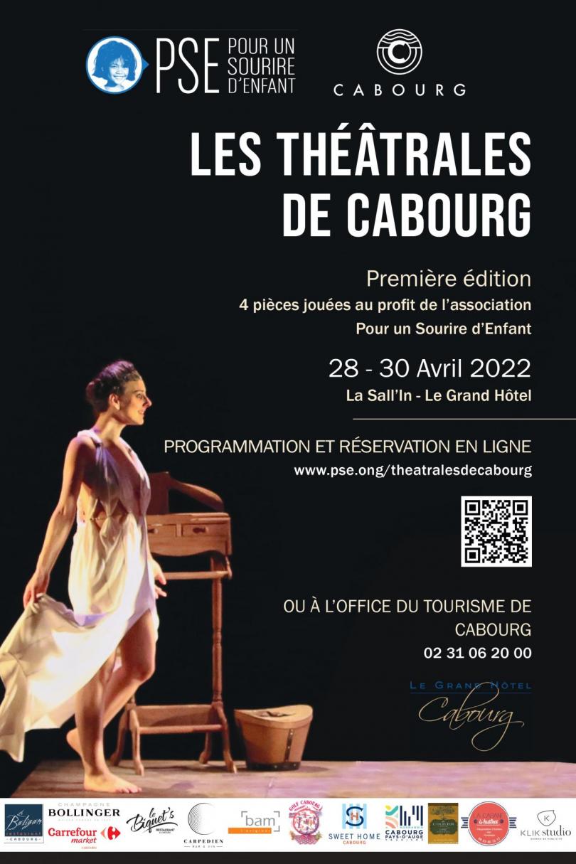 Affiche des Théâtrales de Cabourg 2022