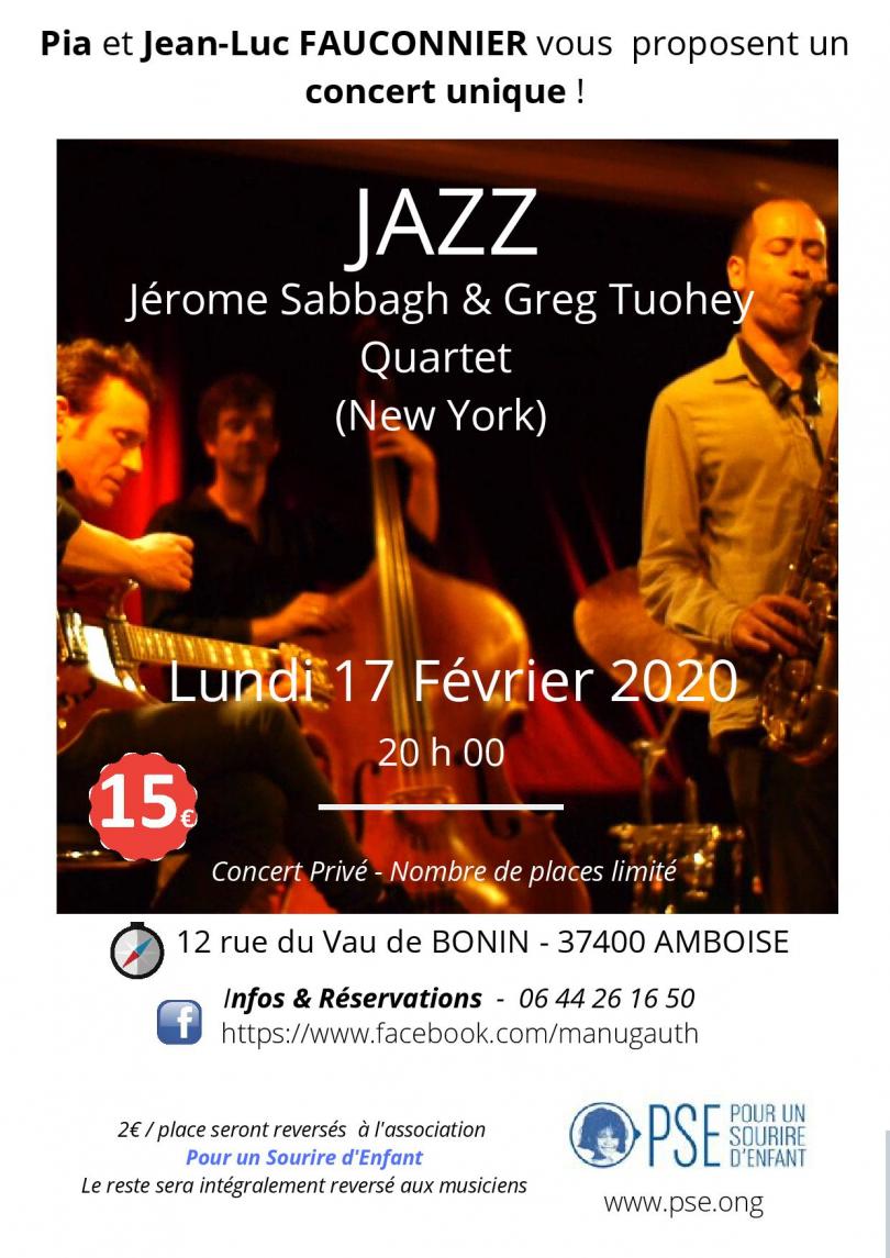 Affiche concert de jazz