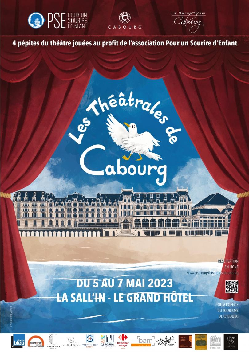 Affiche Les Théâtrales de Cabourg 2023