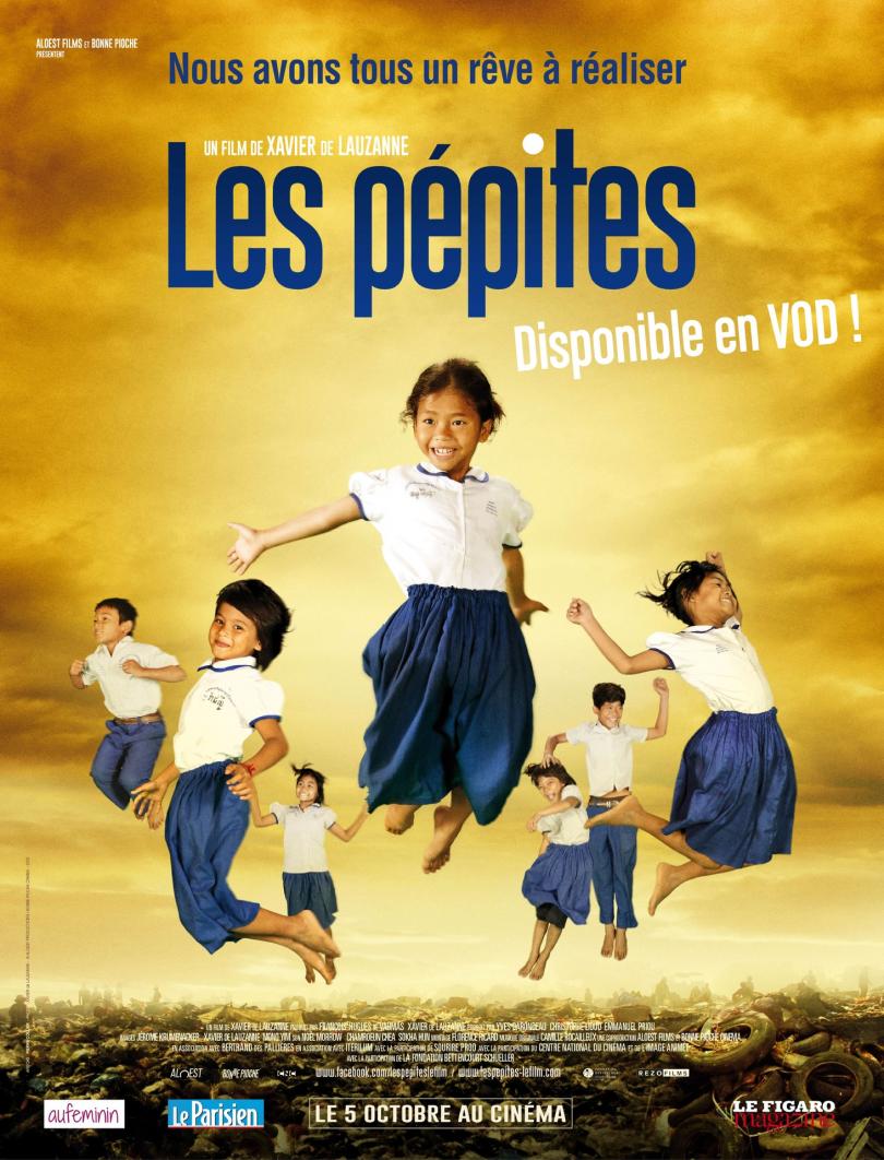 Affiche du film-documentaire "Les Pépites" de Xavier de Lauzanne