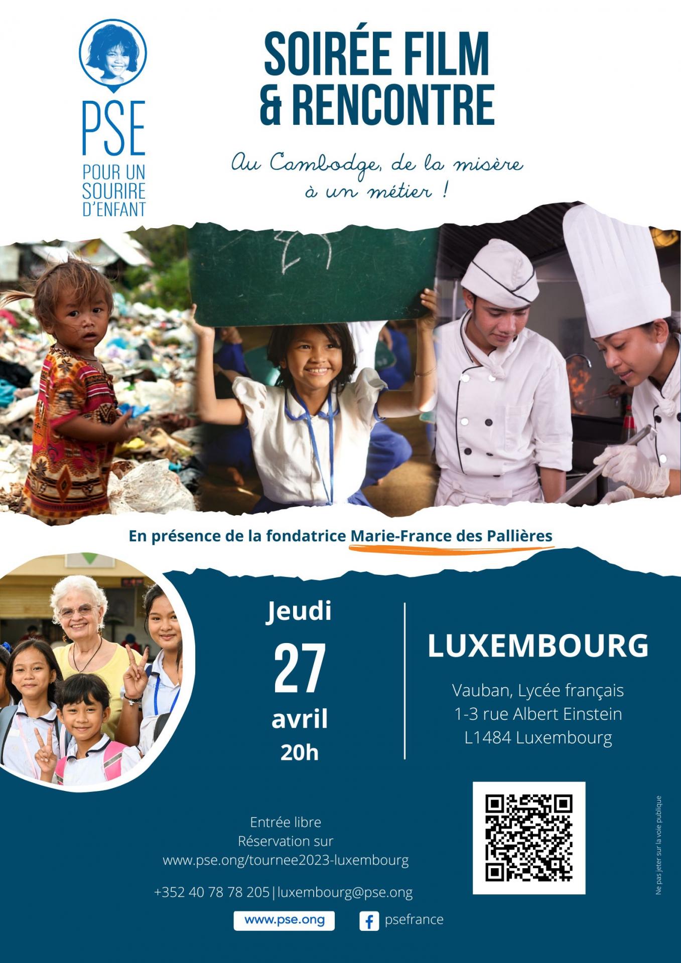 Affiche soirée de Tournée 2023 à Luxembourg