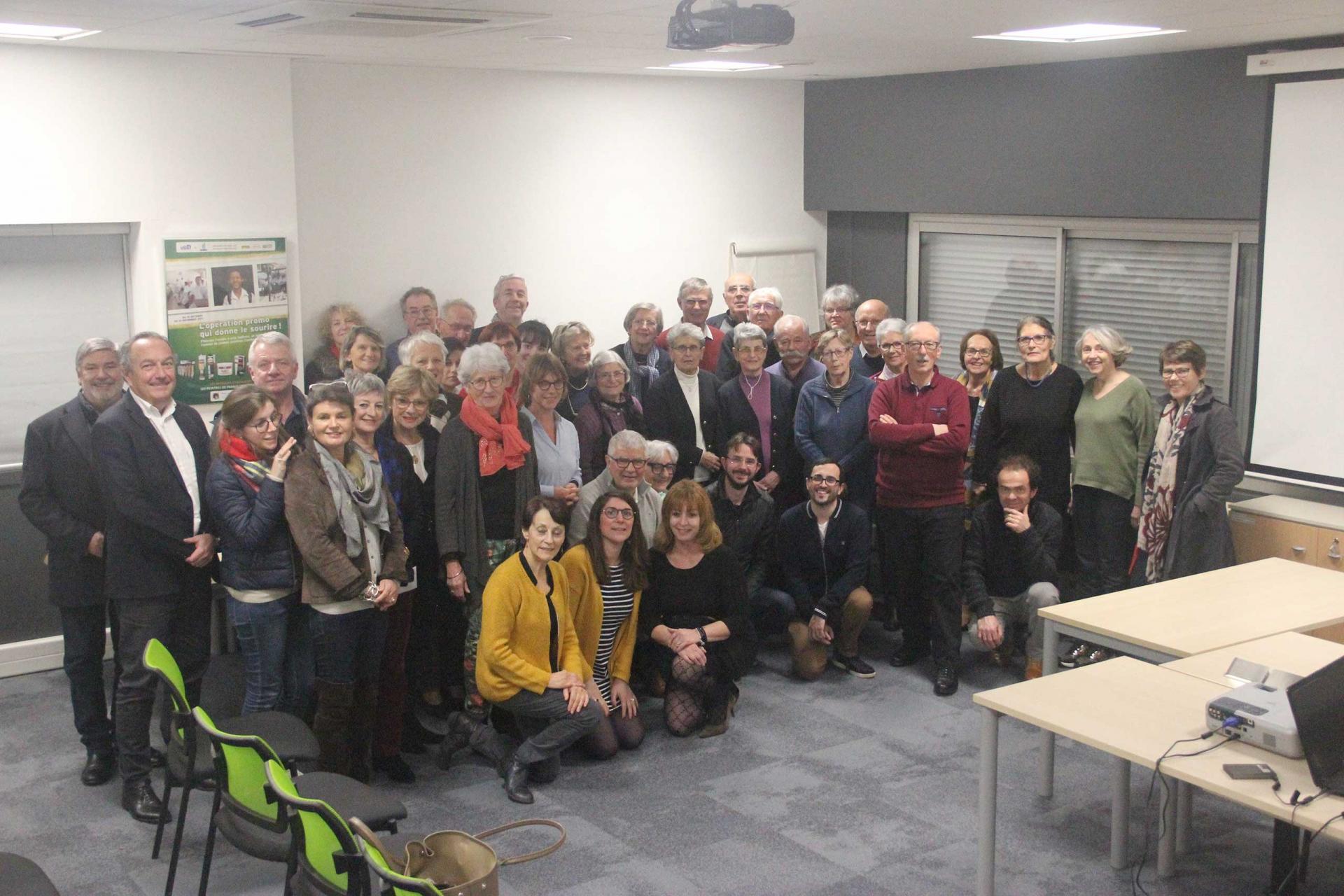 Les bénévoles de PSE Loire-Océan pour la galette 2020