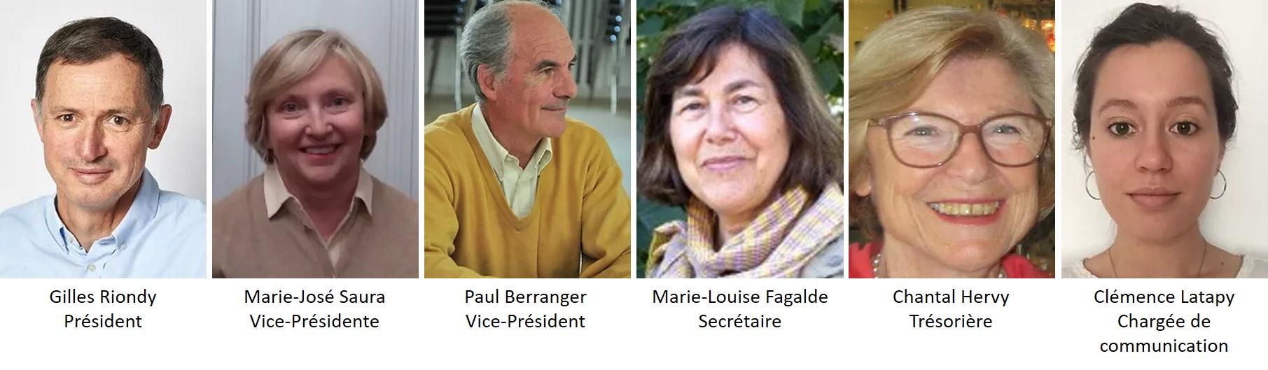 Membres du bureau PSE Aquitaine 2022