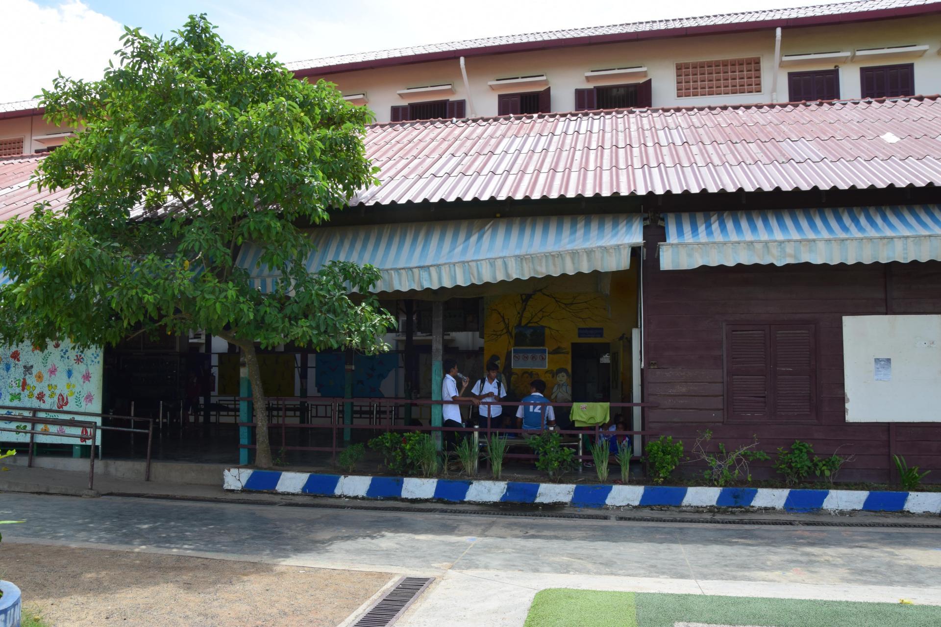 Le bâtiment de l'ECAP où se déroulent les activités extra-scolaires