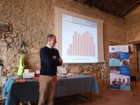 Gilles Riondy présente le rapport moral Gilles Riondy présente le rapport moral