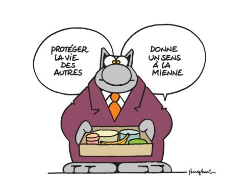 "Protéger la vie des autres donne un sens à la mienne" "Protéger la vie des autres donne un sens à la mienne"