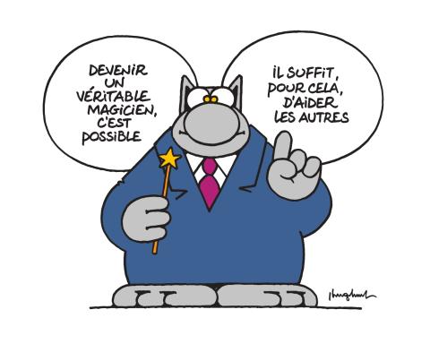 "Devenir un véritable magicien, c'est possible. Il suffit, pour cela, d'aider les autres" "Devenir un véritable magicien, c'est possible. Il suffit, pour cela, d'aider les autres"