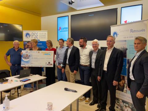 Remise d'un chèque dans le cadre d'une opération commerciale au profit de PSE