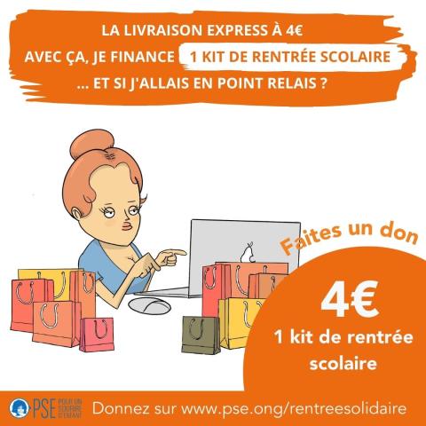 Rentrée solidaire - Livraison de colis