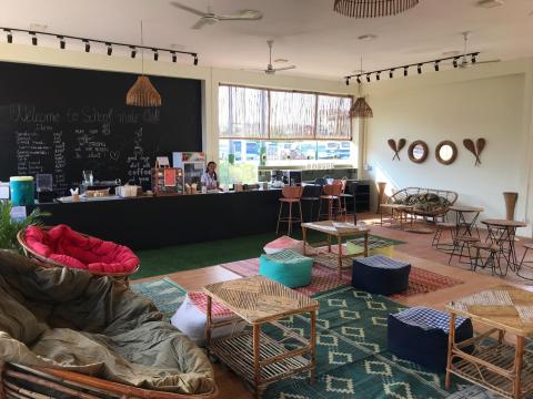 Le coffee shop de PSE, tenu par les étudiants de l'école de gestion et vente Le Coffee Shop de l'Ecole de Gestion et Vente