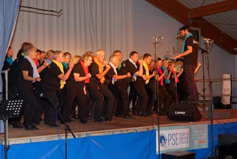 Les choristes de la chorale Bonne Nouvelle