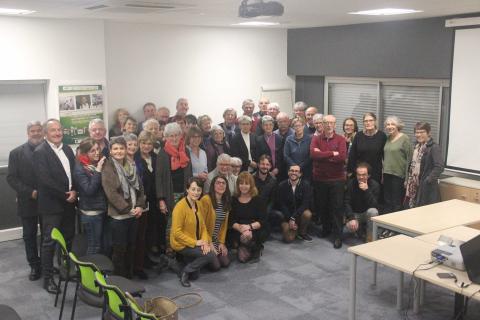 Les bénévoles et sympathisants de PSE Loire-Océan Les bénévoles de PSE Loire-Océan pour la galette 2020