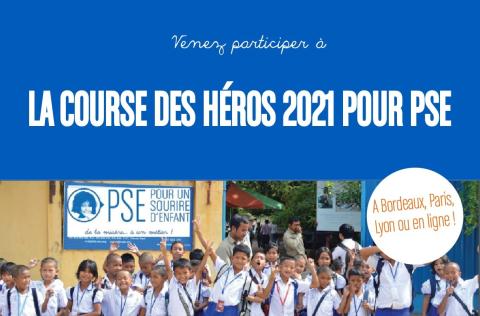 Venez participer à la Course des Héros 2021 pour PSE ! Venez participer à la Course des Héros 2021 pour PSE !