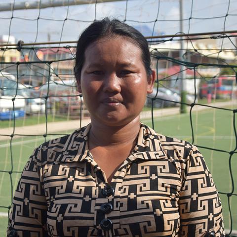 Sophea, mère de famille aidée par PSE