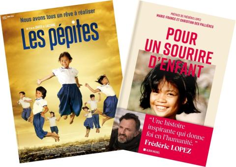 Visuels film Les Pépites et livre Pour un Sourire d'Enfant Film Les Pépites et livre Pour un Sourire d'Enfant